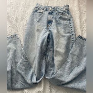 High Waisted Light Wash Jeans